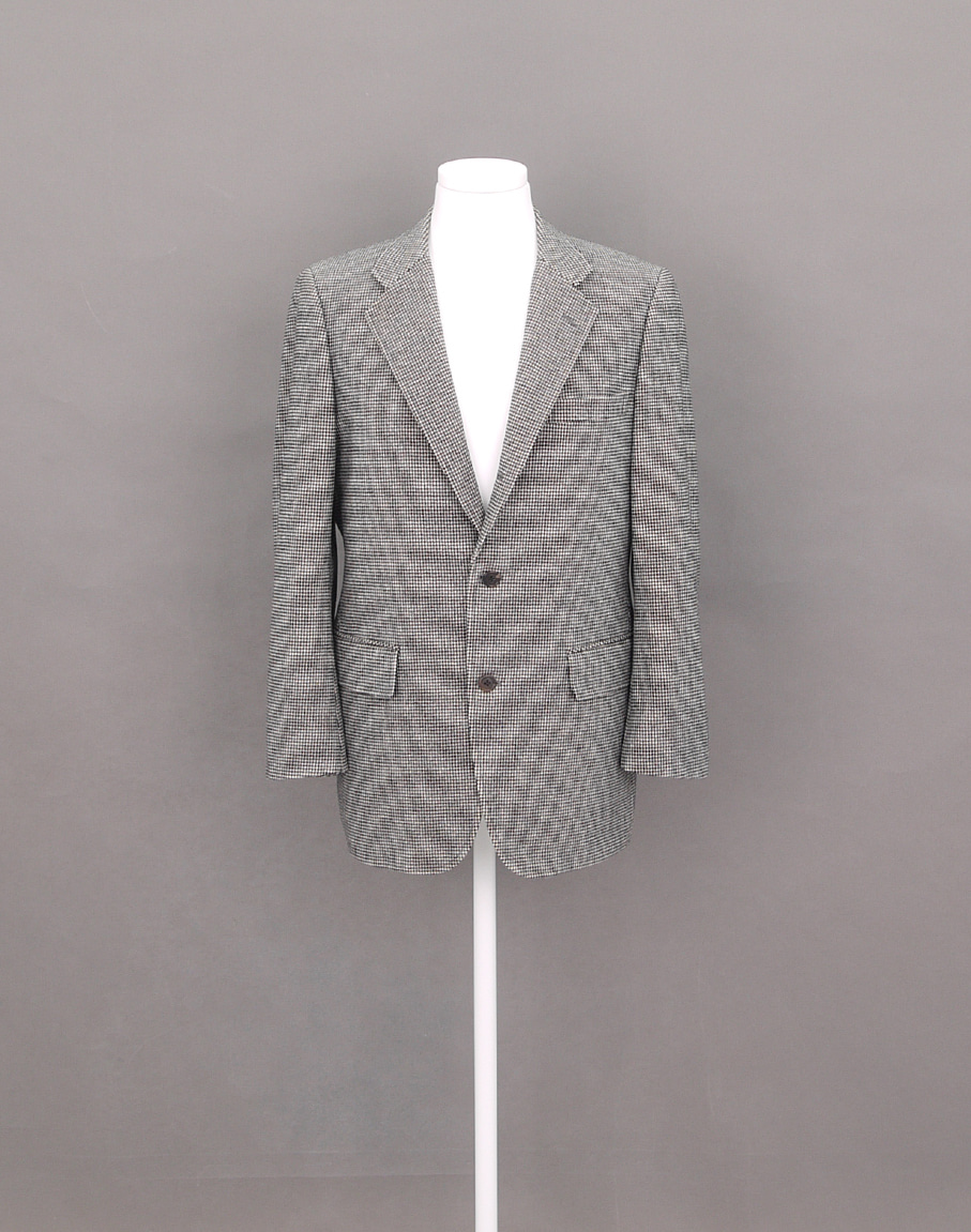 J.PRESS Wool Tweed Houndstooth 3B Jacket