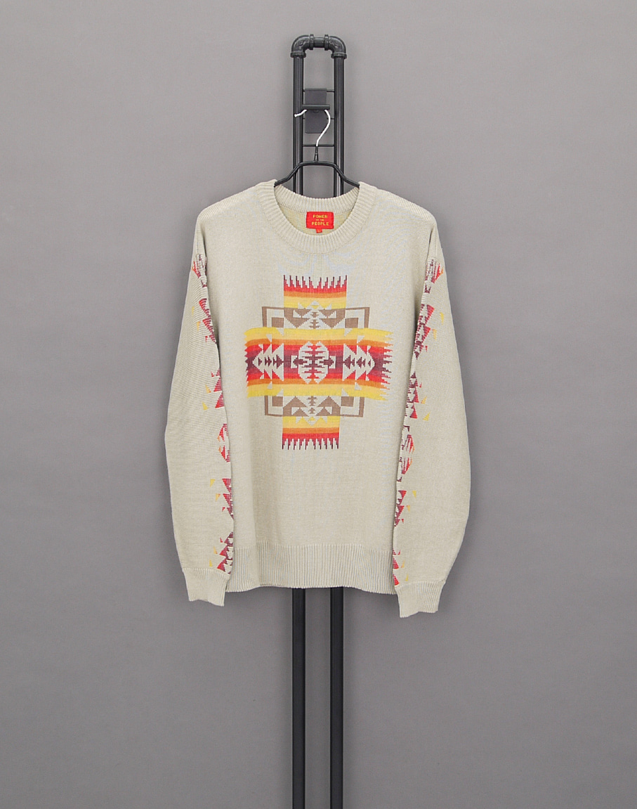 Power to the People Western Knit Sweat