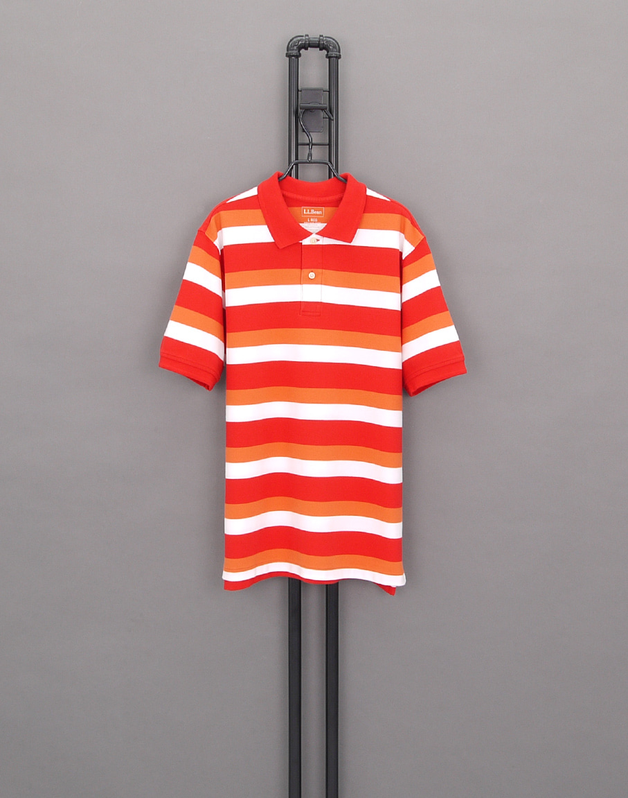 L.L.Bean 3 Color Stripes PK Shirts