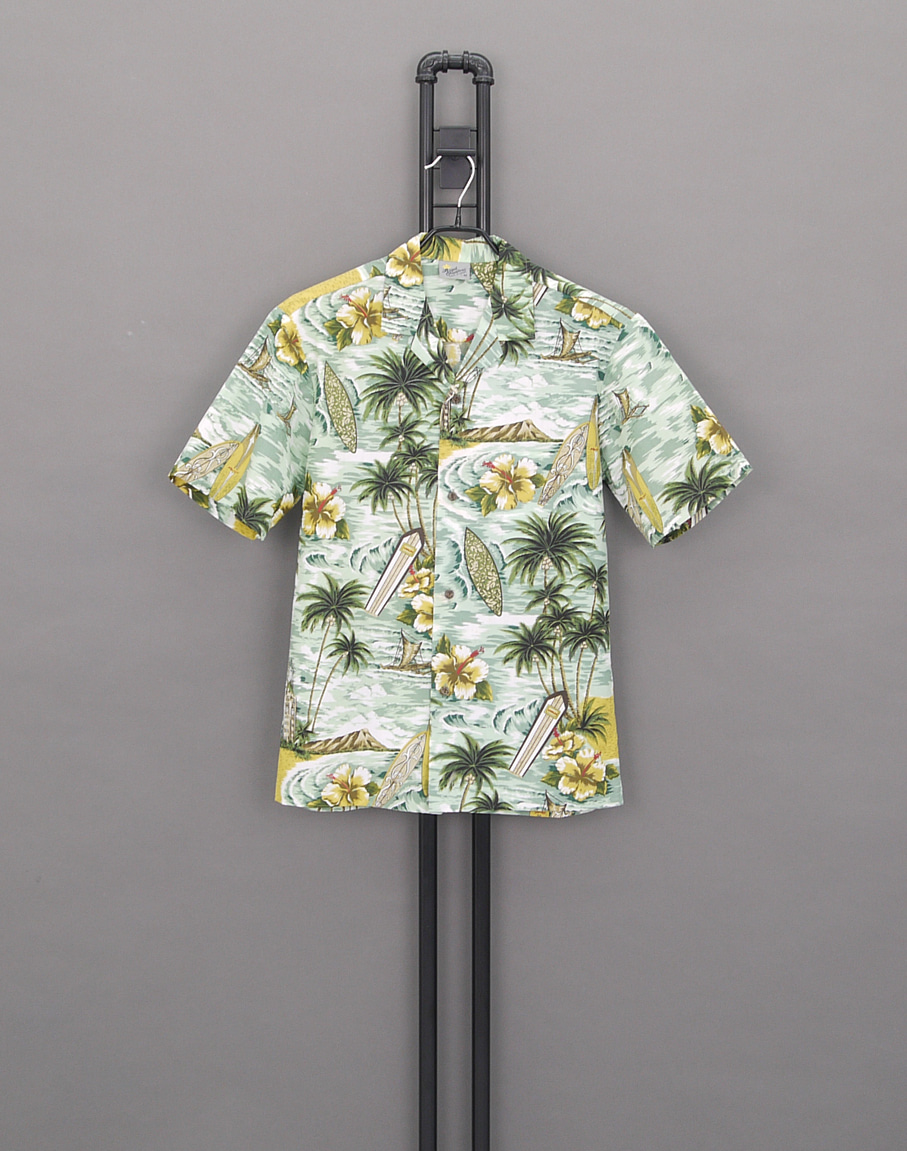 Royal Creations Green Sea Aloha Shirts