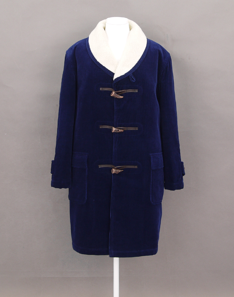 J.PRESS Royal Blue Shawl Collar Duffel Coat