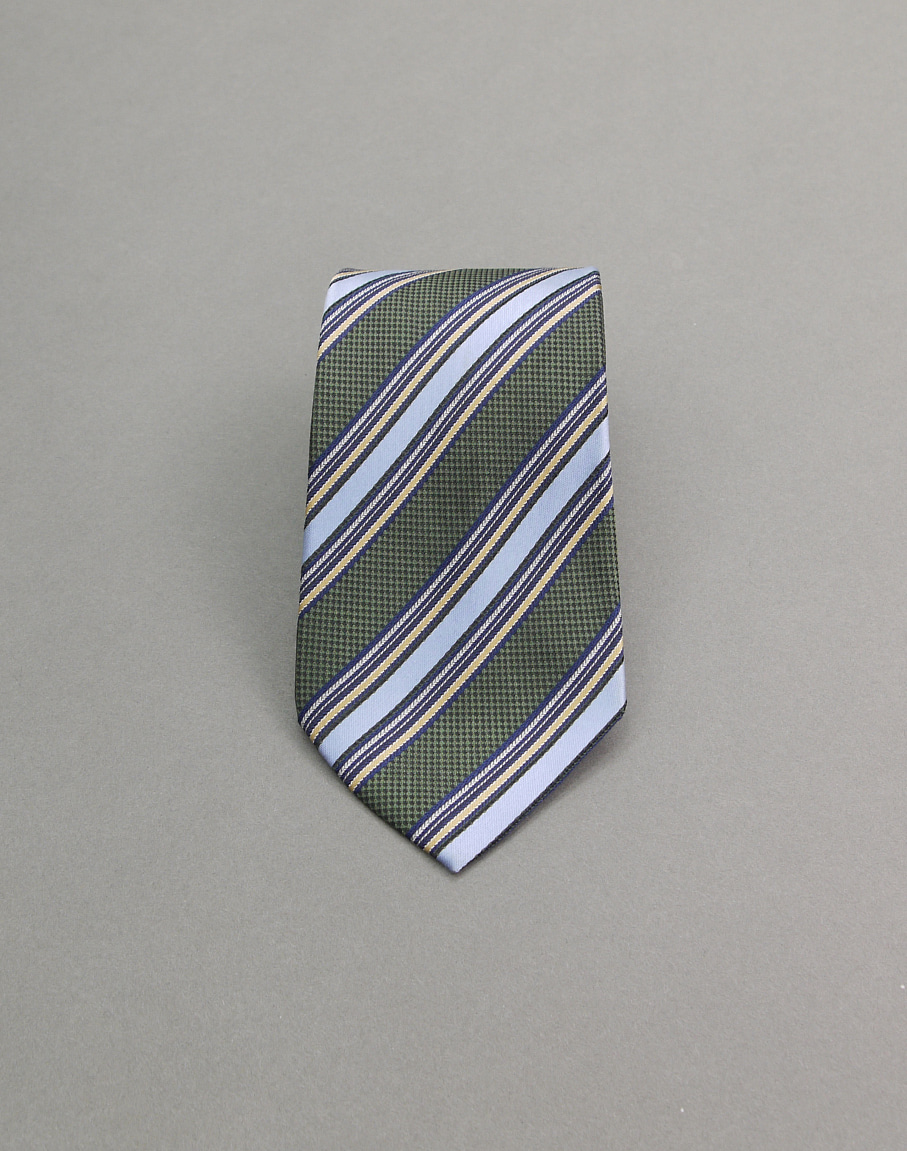 Aquascutum UK Stripe Silk Tie