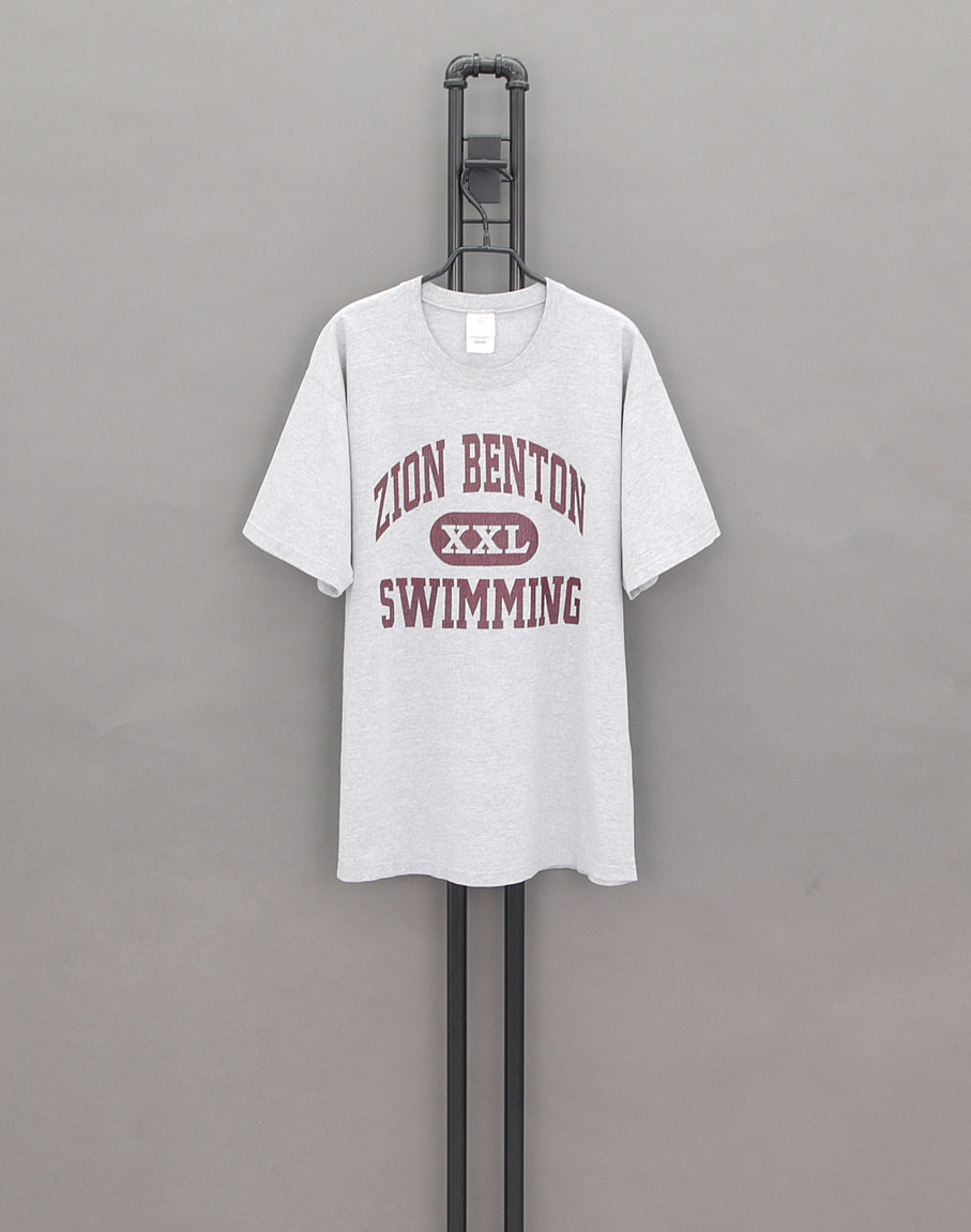 FRUIT OF THE LOOM 90&#039;s Zion-Benton Swimming Tee