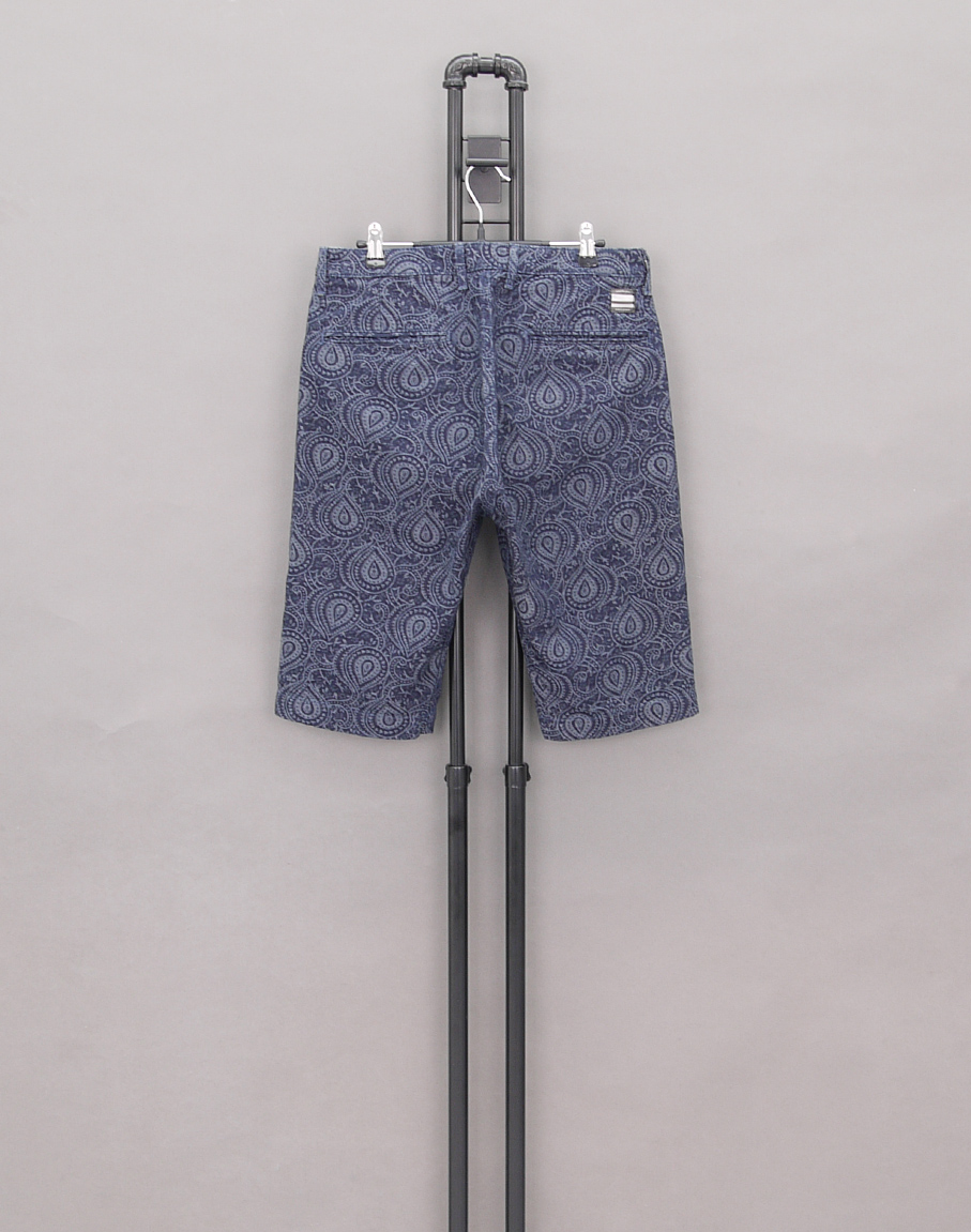 MOMOTARO Jeans HeavyCotton Kamon Paisley Shorts