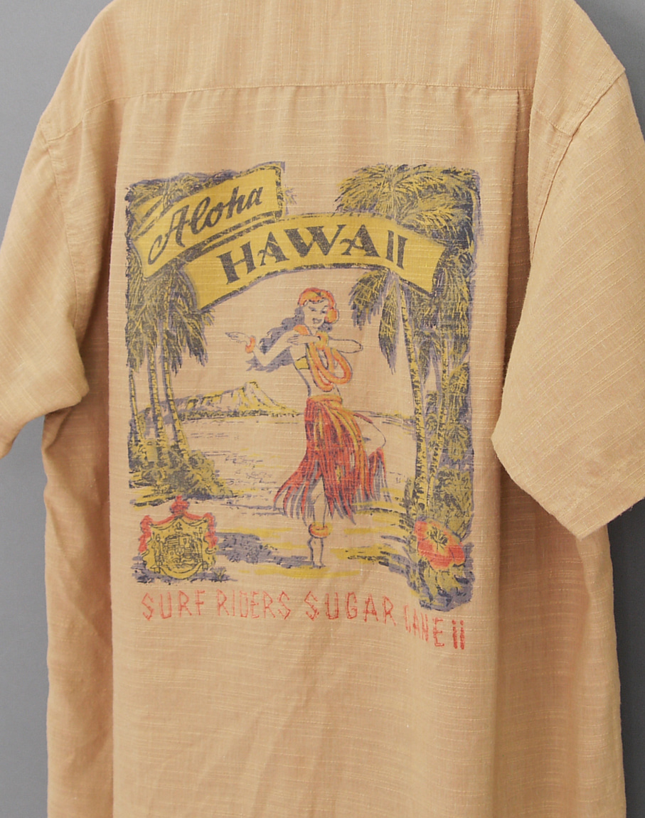 Sun&amp;Surf By SugarCane Linen Blend Aloha Shirts