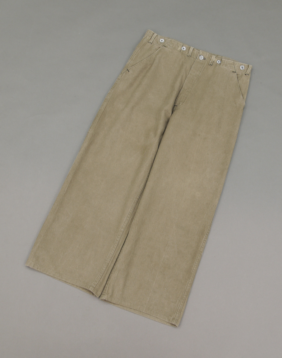 Swedish Army 30&#039;s Military Work Trousers