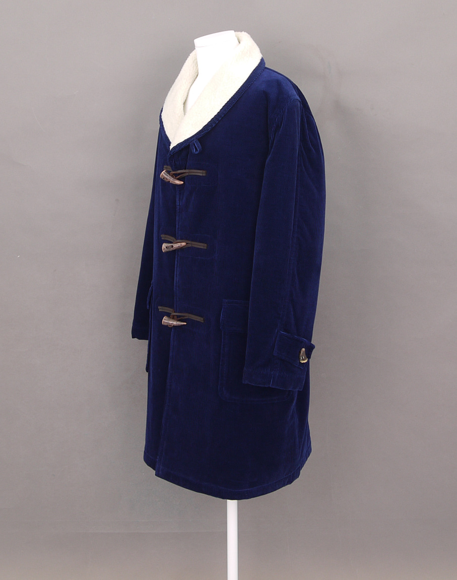 J.PRESS Royal Blue Shawl Collar Duffel Coat
