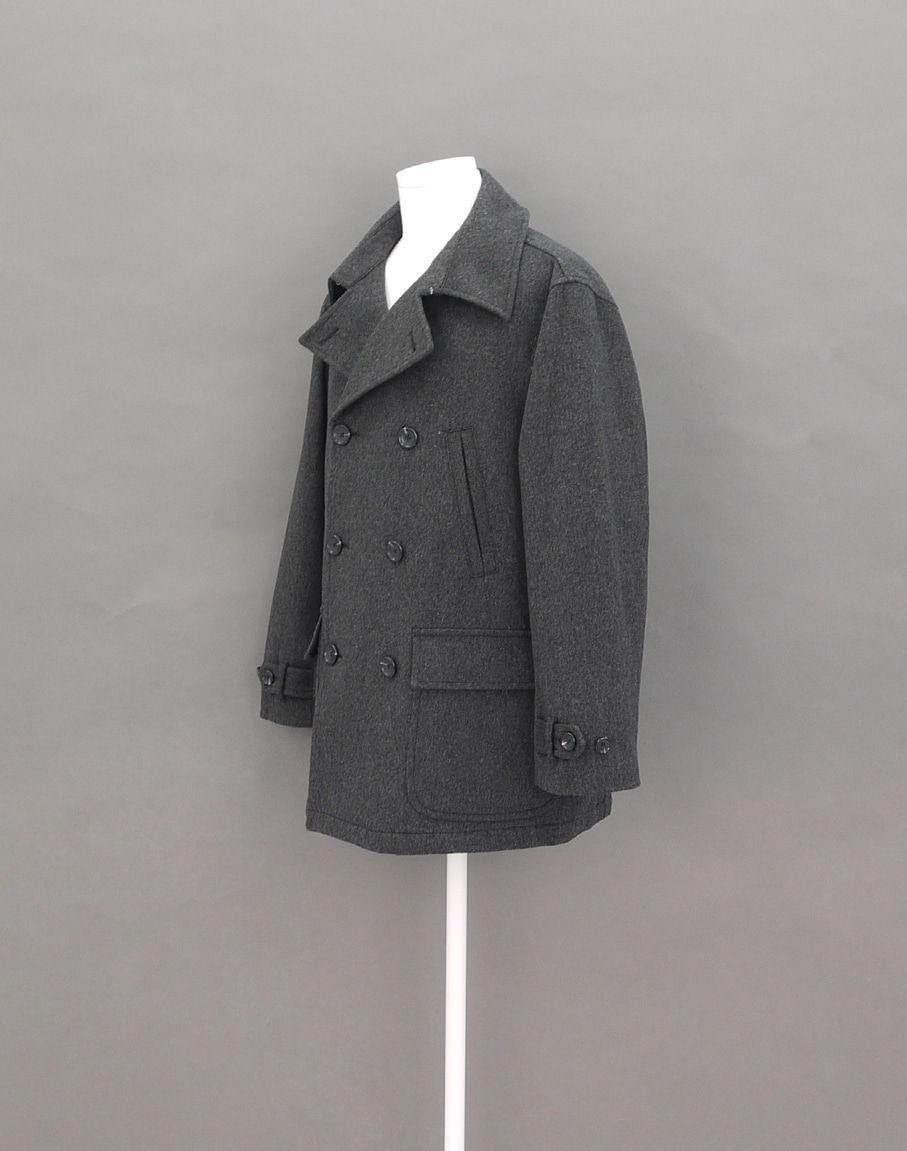 Willis&amp;Geiger Wool Blend Pea Coat Double Jacket