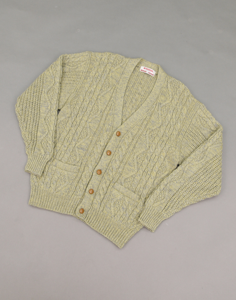 McGregor 90&#039;s Wool Cable Cardigan